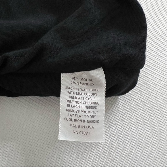 Tart Maternity Dress Size XS Black Rouched Side Modal Blend Very Soft Jersey - Picture 8 of 9